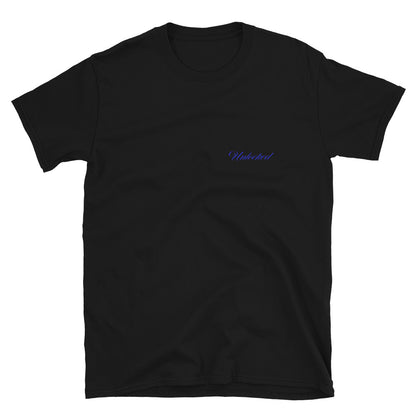 Unlocked Blue Script Tee